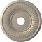 Ekena Millwork Berkshire PVC Medallion (Canopies up to 8 3/8"), 19"OD x 3 1/2"ID x 1"P, Metallic Silver Metallic CMP19BECSV - alternate 1